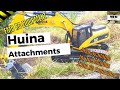 HUINA and MAGOM 3D Printed Excavator Attachments - FMD RC EQUIPMENT - Collection of Designs