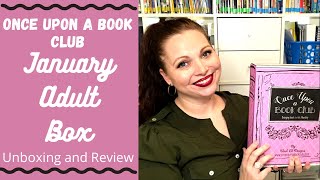 Once Upon A Book Club January 2021 Unboxing and Review I Adult Box