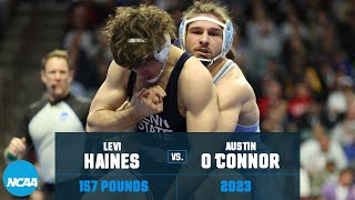 Austin O'Connor vs. Levi Haines - 2023 NCAA Wrestling Championship (157 lbs)