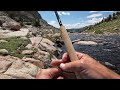 wild brookies and browns on the river peak kiwami 33