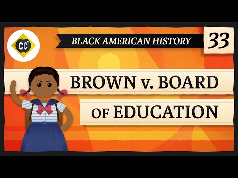 How did the Brown vs Board of Education affect the South?