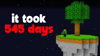 I Conquered Ultra Hardcore Skyblock