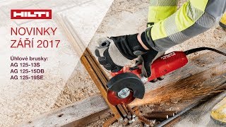 Hilti novinky 9/2017 - úhlové brusky