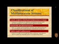 classification of multiprocessors system