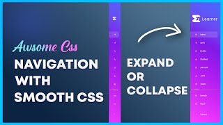 Awesome Responsive Glassmorphism Sidebar using CSS & JavaScript
