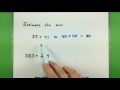 Basic Math - Using rounding to estimate sums