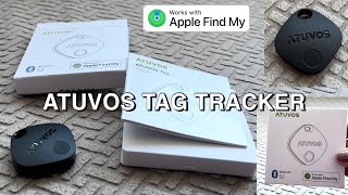 Unboxing: ATUVOS Smart Tag tracker - AT2301 (works with Apple Find My app) | best airtag alternative