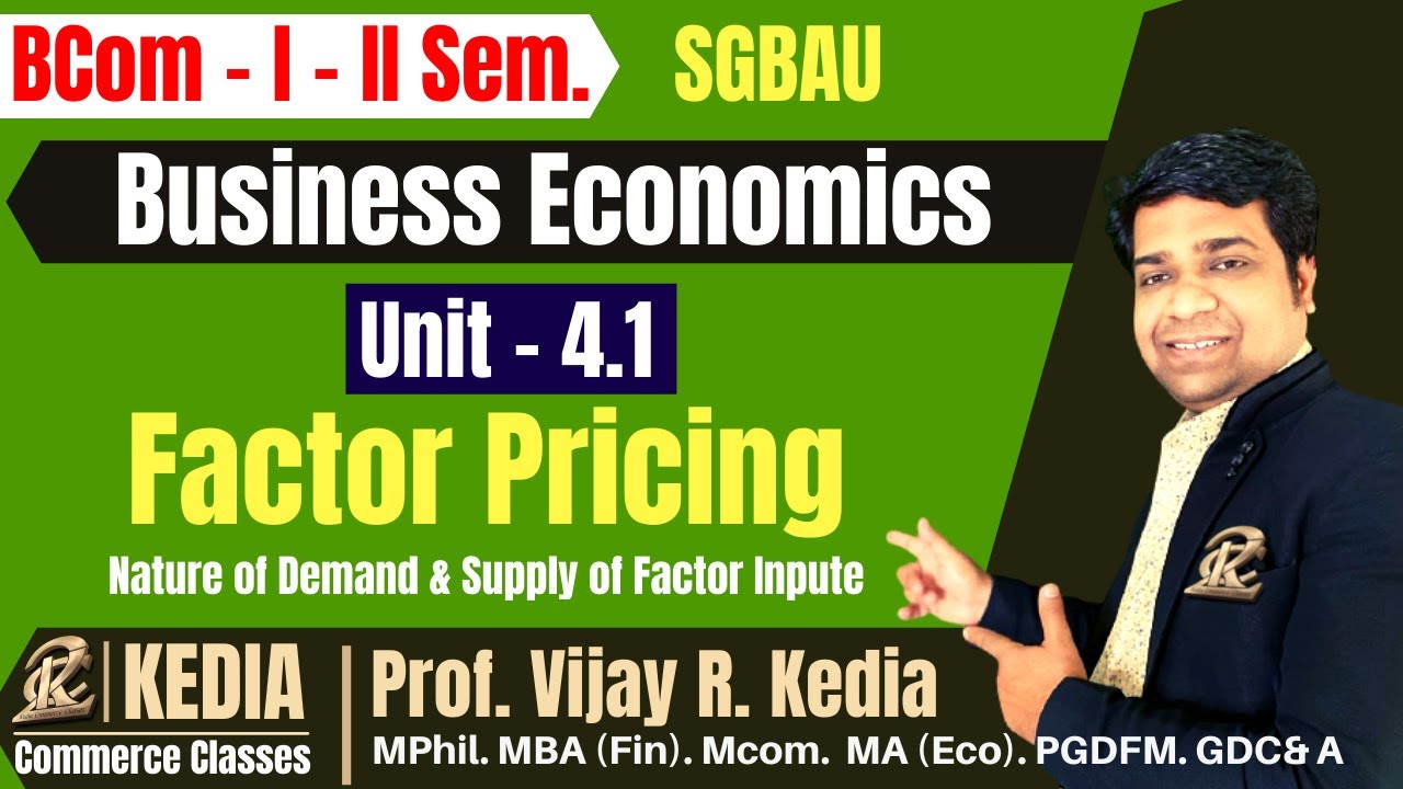 BCom I Year II Sem | Business Economics | Unit 4.1 - Nature Of Demand ...