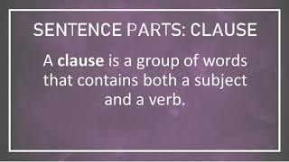 CC Cycle 3 English Week 19 (Sentence part Clause)