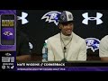 Nate Wiggins Press Conference  Baltimore Ravens