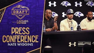 Nate Wiggins Press Conference | Baltimore Ravens