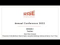 RISE Annual Conference 2022 - Teachers session