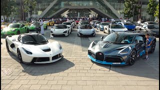 50 SUPERCAR CONVOY in DUBAI with a Bugatti Divo!