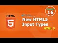 New HTML5 Input Types Session 16 | HTML5 | Tutor Pratik