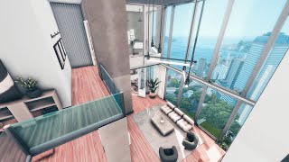 The Sims 4 Architects Apartment 🏬 | IX Landgrab Renovation | Stop Motion + CC