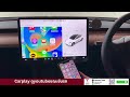 รีวิว วิธีการติดตั้ง carplay ดู youtube ขณะขับรถ tesla