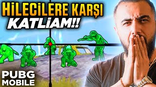 HİLECİLERE KARŞI ERANGEL KATLİAMI!! | PUBG Mobile