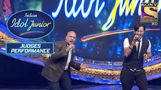 Vishal और Salim की "Kurbaan Hua" पे धमाकेदार Tuning | Indian Idol Junior | Judges Performance