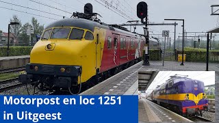 mP 3029 + Mitropa Restauratie rijtuig + Railexperts loc 1251 keren op station Uitgeest!