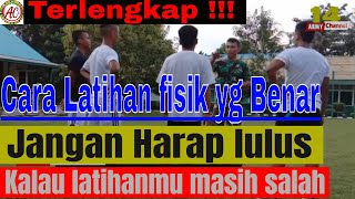 Panduan Lengkap Cara Latihan Fisik Untuk Masuk TNI | Latihan Fisik TNI - Part 1