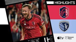 St. Louis City SC vs. Sporting Kansas City | Teuchert On Top! | Full Match Highlights