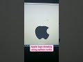 APPLE Logo Drawing Using Python Turtle | Python Turtle Graphics | Instagram Reels | iPhone| @Apple