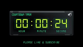 24 SECONDS TIMER - 1080p - COUNTDOWN TIMER