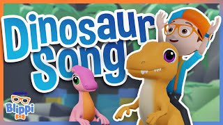 Blippi's BRAND NEW Roblox Dinosaur Song! Roblox Dances
