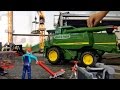 BRUDER TRACTORS for Children FARM WORLD all machines in ♦ Bruder John Deere Combine Harvester!