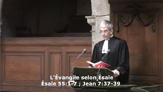 L’Évangile selon Ésaïe  (Ésaïe 55:1-7 ; Jean 7:37-39 )