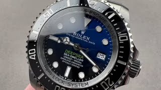 2022 Rolex Sea Dweller Deepsea D-Blue James Cameron 136660 Rolex Watch Review