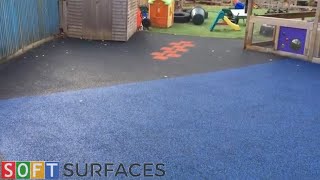 Playground Safety Surfacing with Graphics in Shrewsbury, Shropshire | Wet Pour Installation