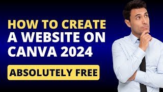 How to create a website on Canva | Canva website design Tutorial