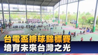 台電盃排球錦標賽 扎根體育不遺餘力