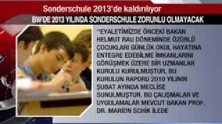 Sonderschule 2013 yılında zorunlu olmayacak 31.12.2010