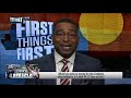 Cris Carter is alarmed by the Cowboys loss to the Jets, talk Texans win  NFL  FIRST THINGS FIRST