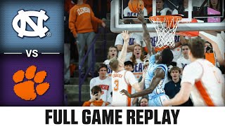 North Carolina vs. Clemson Full Game Replay | 2024-25 ACC Men’s Basketball