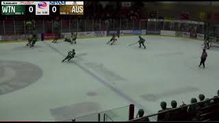 EJ Paddington #9 - Austin Bruins - 2025.01.18 vs Watertown Open ice hit turnover