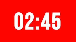 2 Minute 45 Second Timer With Alarm Without Music
