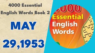 May 29,1953 - 4000 Essential English Words Book 2