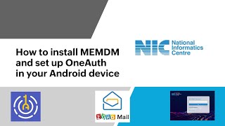 How to install ME MDM on your Android mobile I configure Gov OneAuth app I Gov Mail app I NIC Mail.