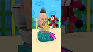 When Skibidi Toilet Plays Squid Game Dalgona Candy | Monster School Minecraft Animations