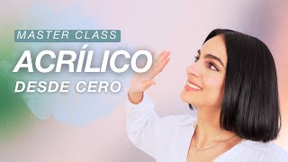 Uñas con extensión de acrílico | Paso a paso