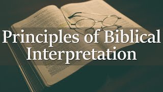 Dundas CRC October 6, 2024 - PM Service: Principles of Biblical Interpretation