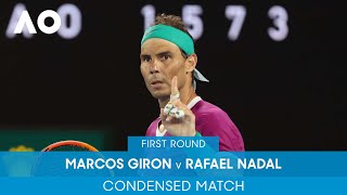 Marcos Giron v Rafael Nadal Condensed Match (1R) | Australian Open 2022