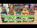 GACHACEPTION : MINIATURE GACHAPON / GASHAPON POKEMON CAPSULE MACHINES UNBOXING 開箱 ミニミニガチャポケマシン