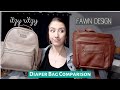 DIAPER BAG COMPARISON | ITZY RITZY vs FASWN DESIGN | Emily Kay