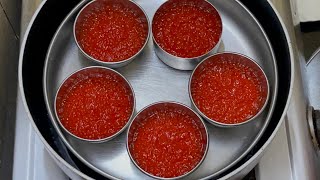 An Unique Sweet Recipe With Tiny Sago Pearls || Steamed Sago / Sabudana Cake