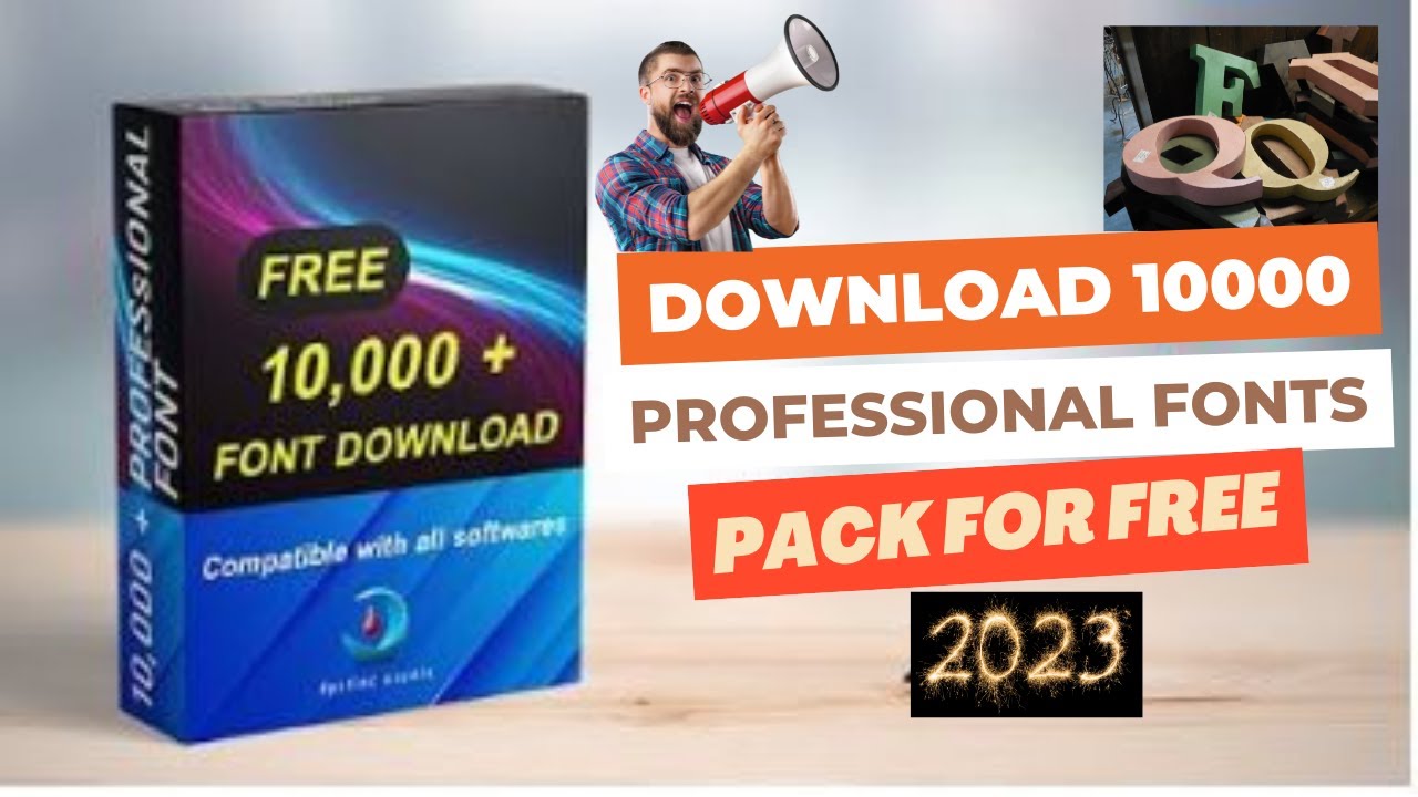 1000 Fonts Pack Free Download Pmsaad