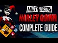 MultiVersus -  Harley Quinn Complete Guide (Abilities, Moves, Perks, Combos, and Playstyle)